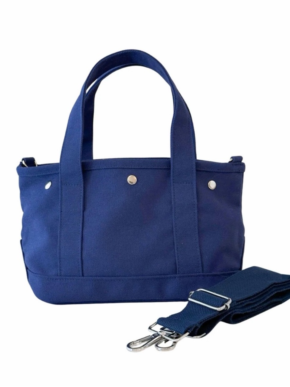 Quilted Koala Seaport Canvas Tote Bag with Detachable Strap - NWOT